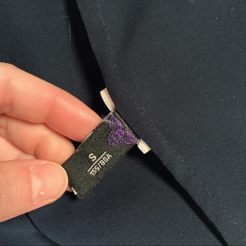 Navy Spring Blouse - Picture 5 of 6